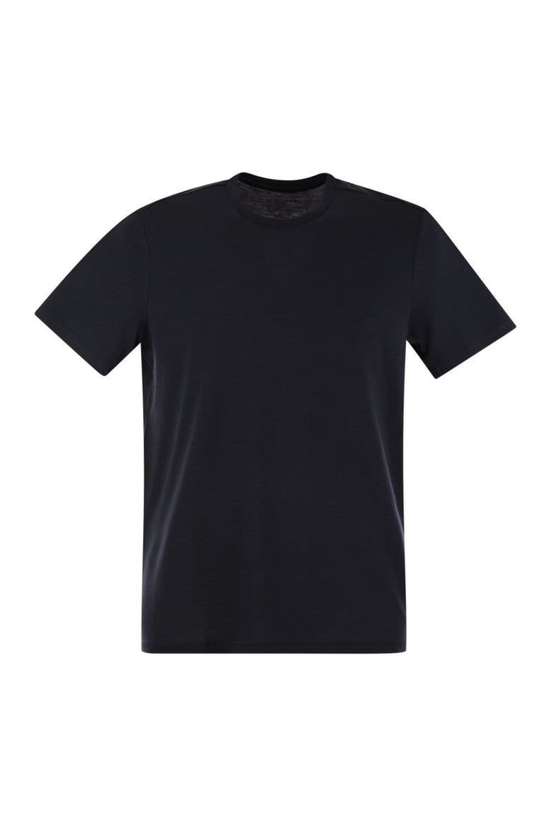 short-sleeved t-shirt in lyocell and cotton by Selfnex