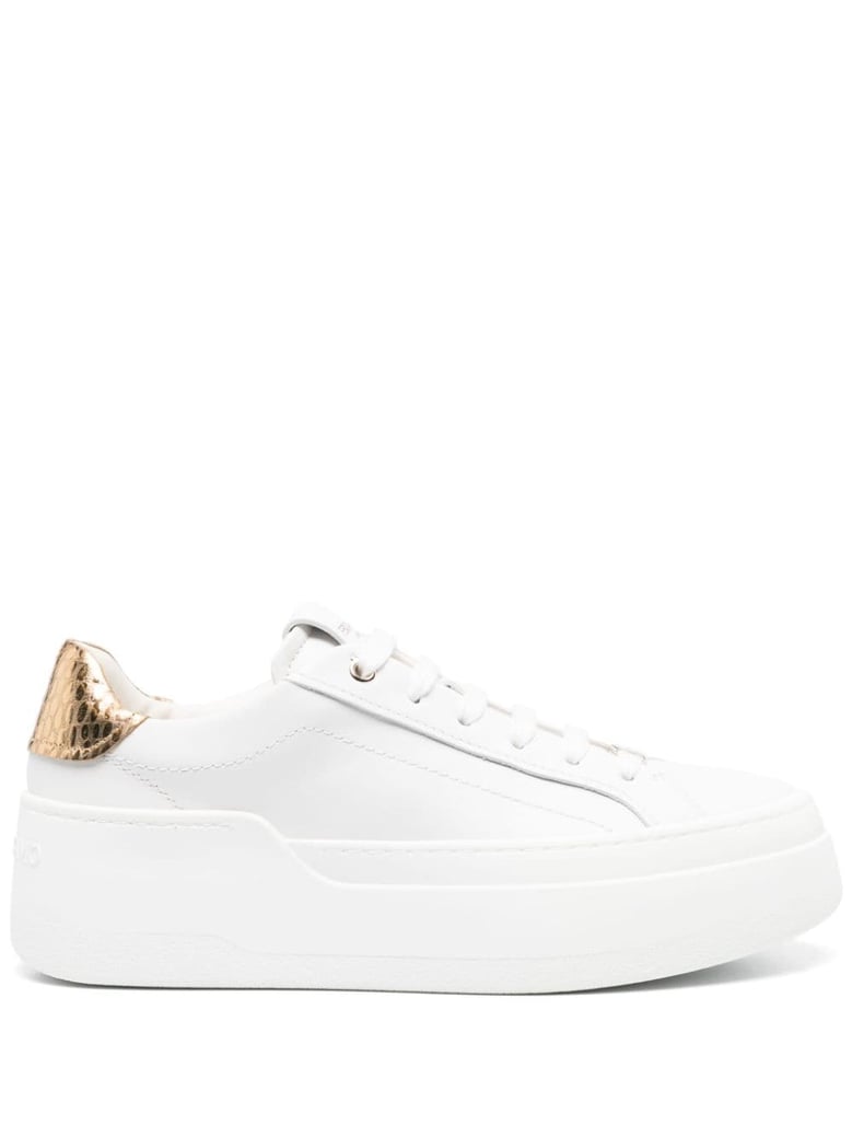 platform leather sneakers by Selfnex