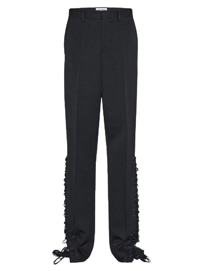 wool tailored trousers by Selfnex