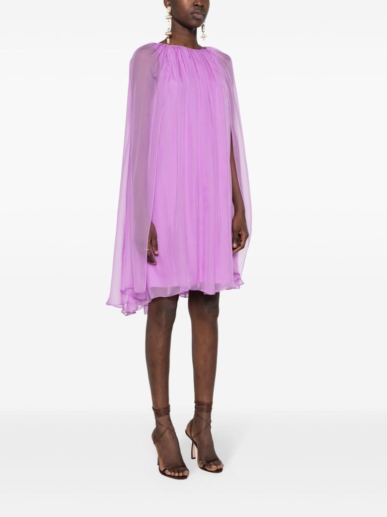 silk midi dress by Selfnex