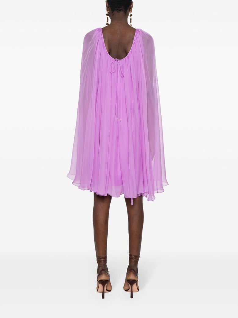 silk midi dress by Selfnex