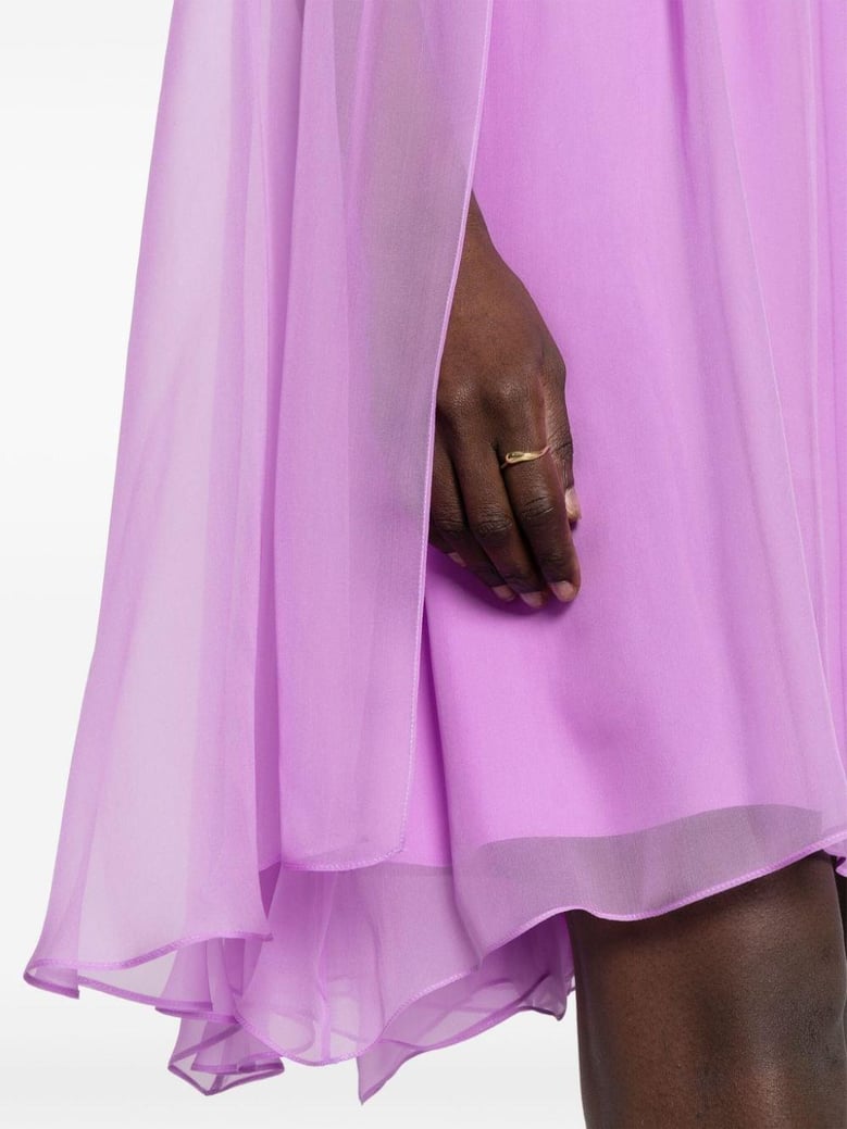 silk midi dress by Selfnex
