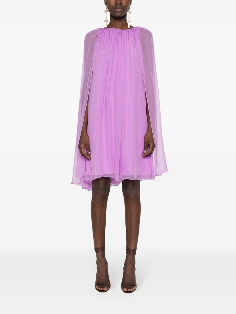 silk midi dress by Selfnex