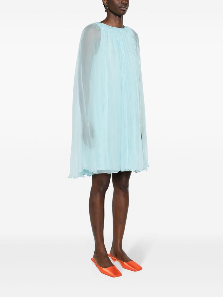 silk midi dress by Selfnex