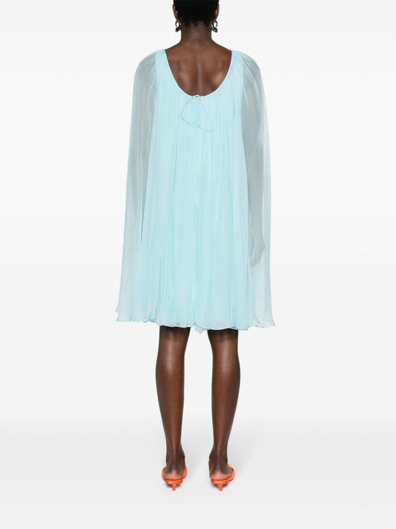 silk midi dress by Selfnex