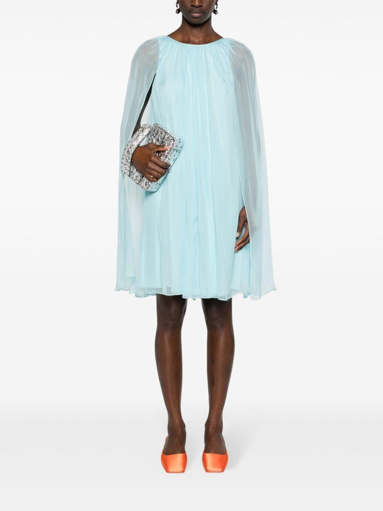 silk midi dress by Selfnex