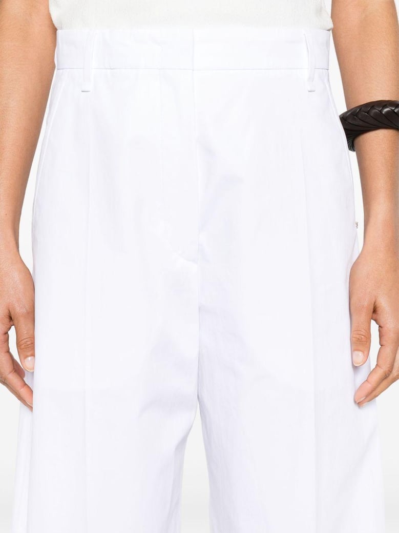 wide-leg cotton trousers by Selfnex