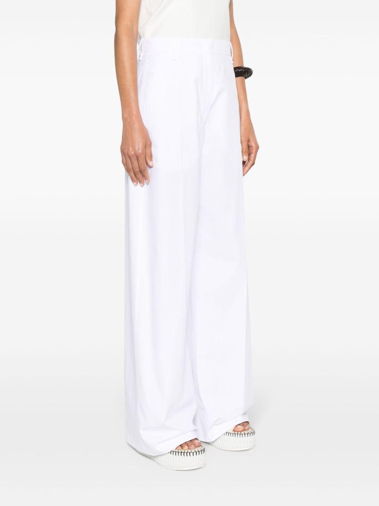 wide-leg cotton trousers by Selfnex
