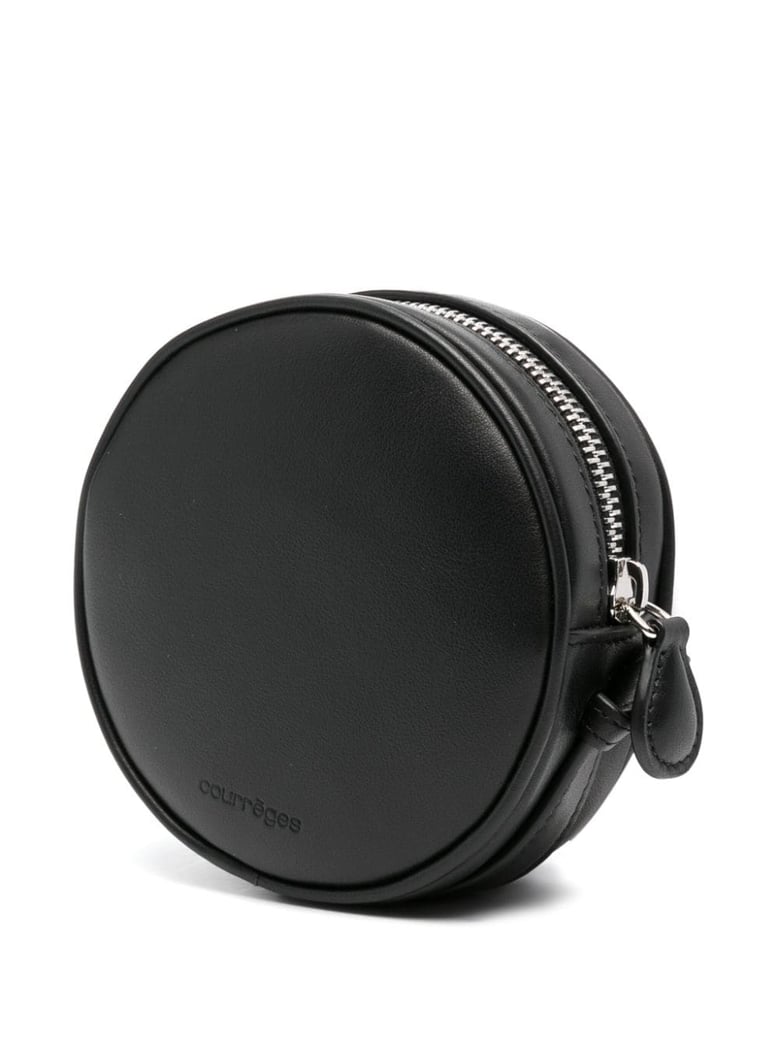 leather circle bag by Selfnex
