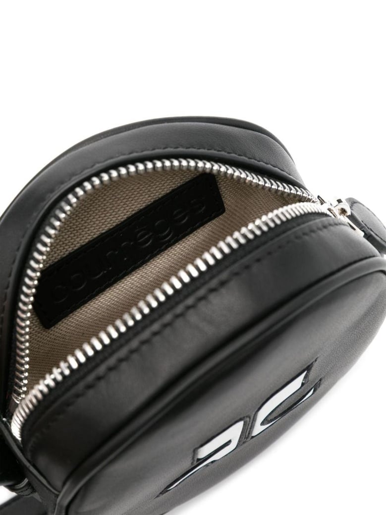 leather circle bag by Selfnex