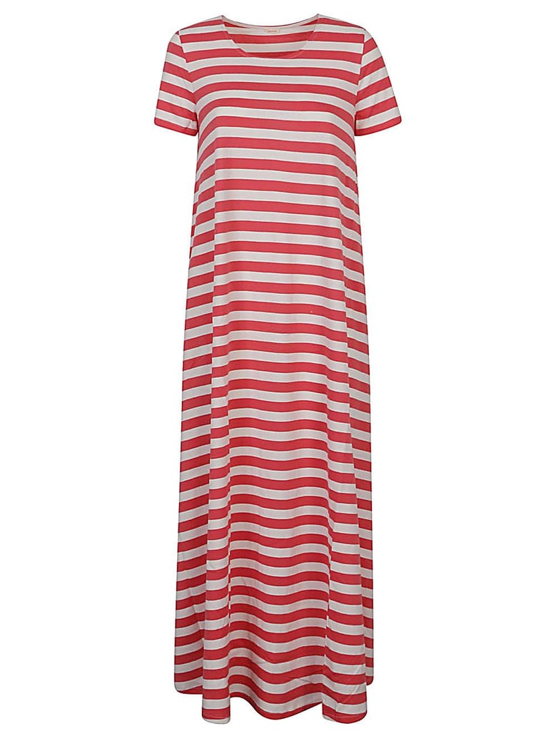 striped cotton long dress by Selfnex