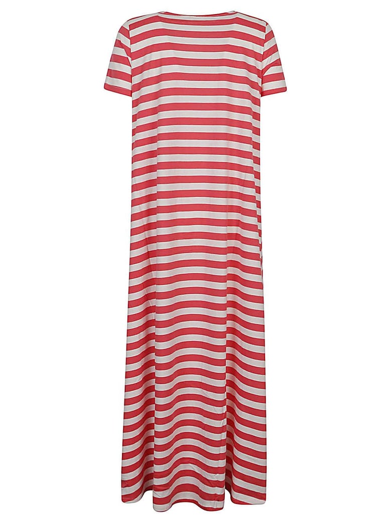 striped cotton long dress by Selfnex