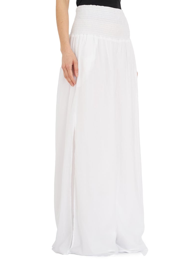 pantaloni vita alta in cotone by Selfnex