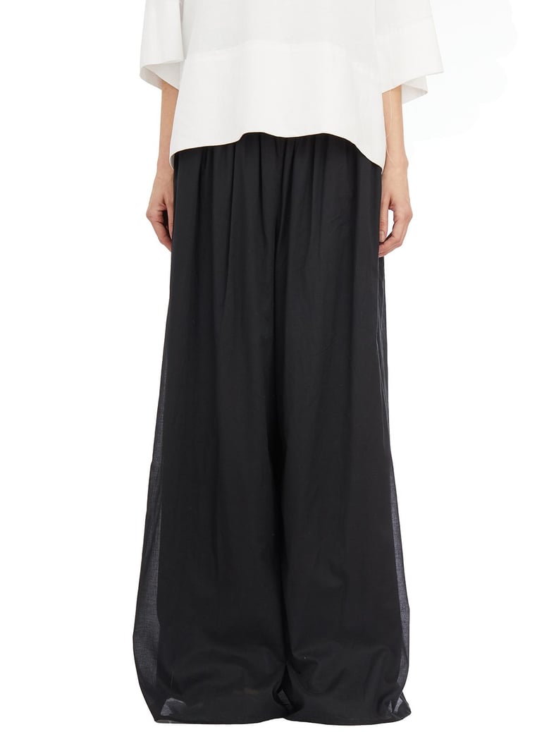 pantaloni vita alta in cotone by Selfnex
