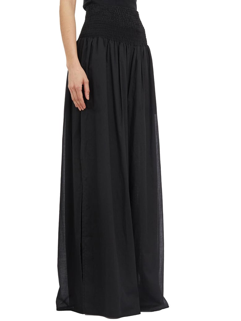 pantaloni vita alta in cotone by Selfnex