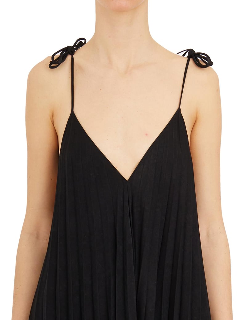 abito sottoveste plissettato by Selfnex