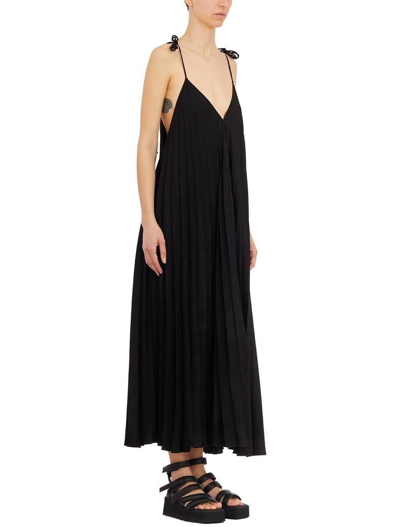abito sottoveste plissettato by Selfnex