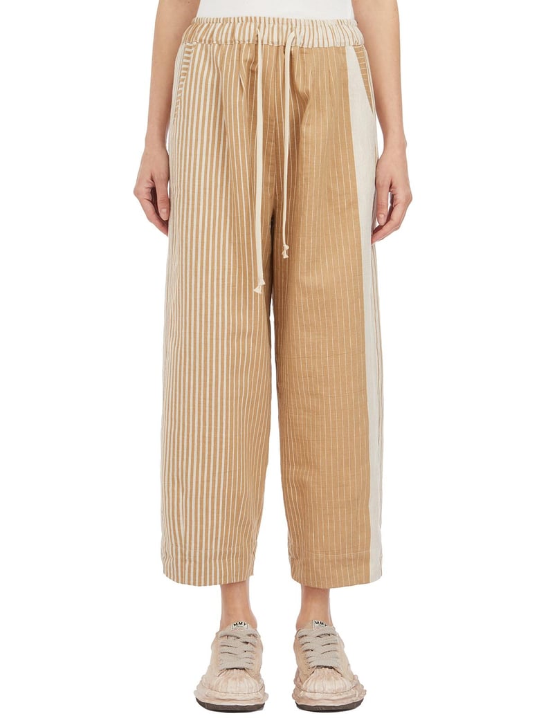 pantaloni ampio a righe by Selfnex