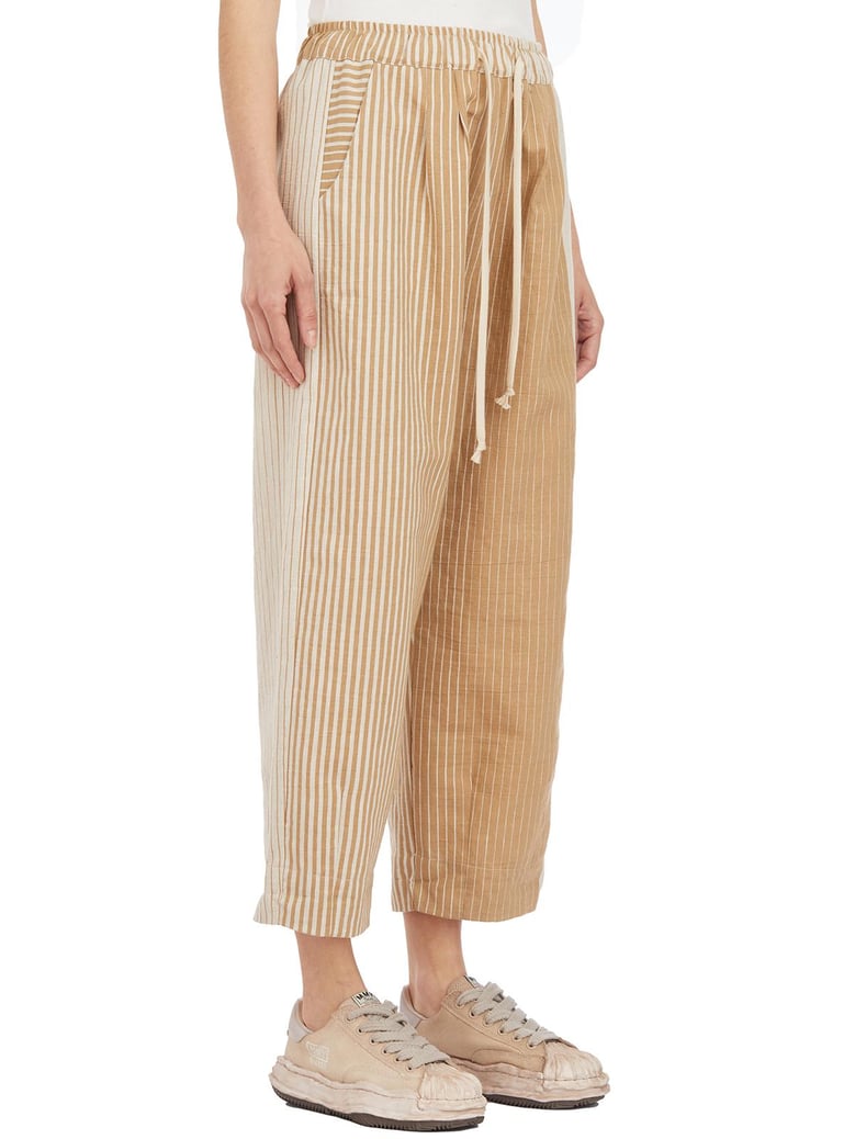 pantaloni ampio a righe by Selfnex