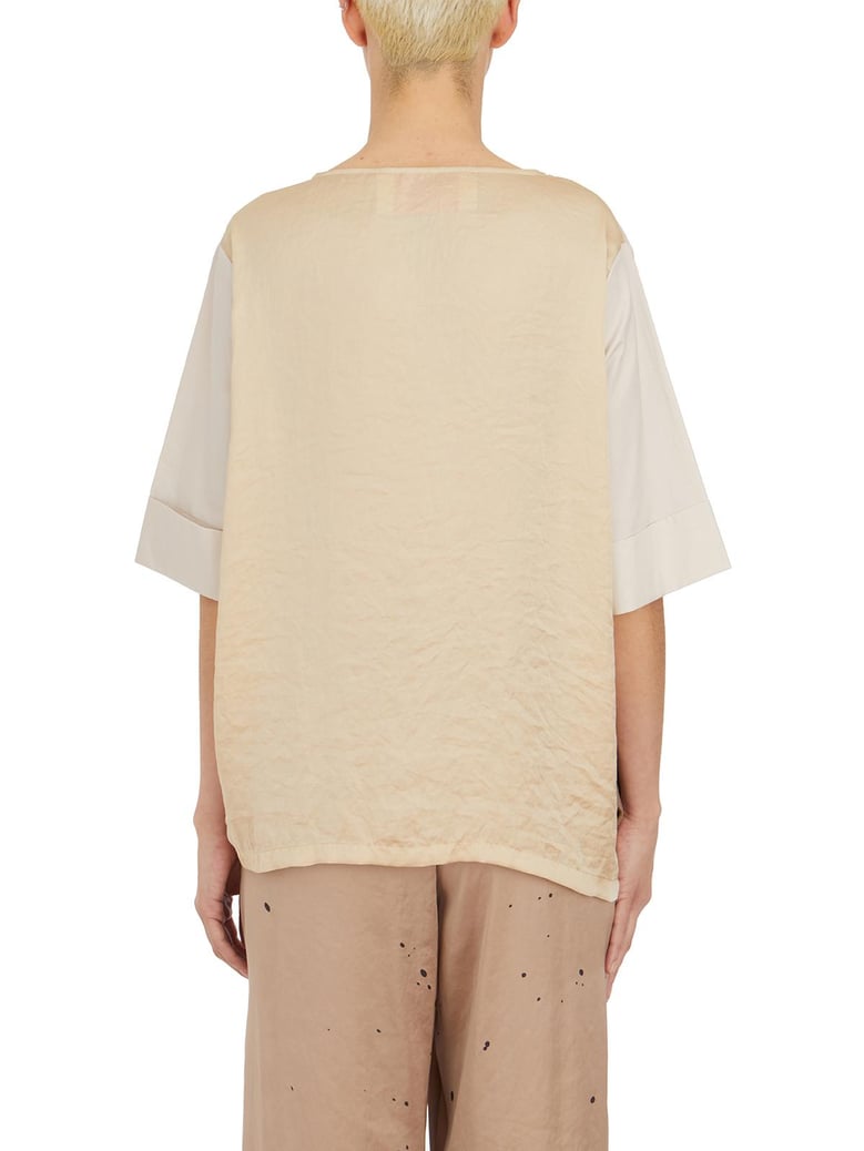 t-shirt bimateriale by Selfnex