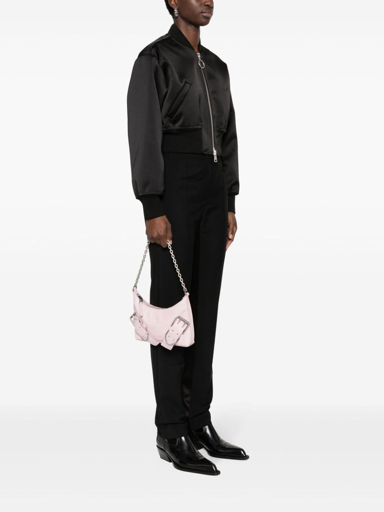 voyou leather shoulder bag by Selfnex