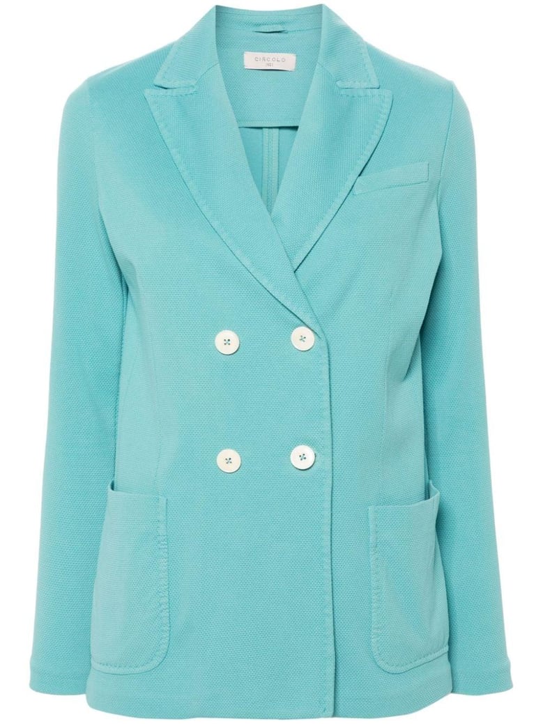 oxford double-breasted jacket by Selfnex