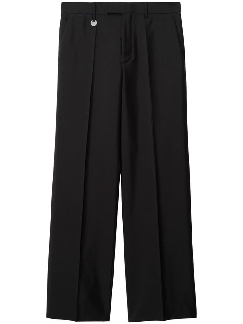 wool and silk blend trousers by Selfnex
