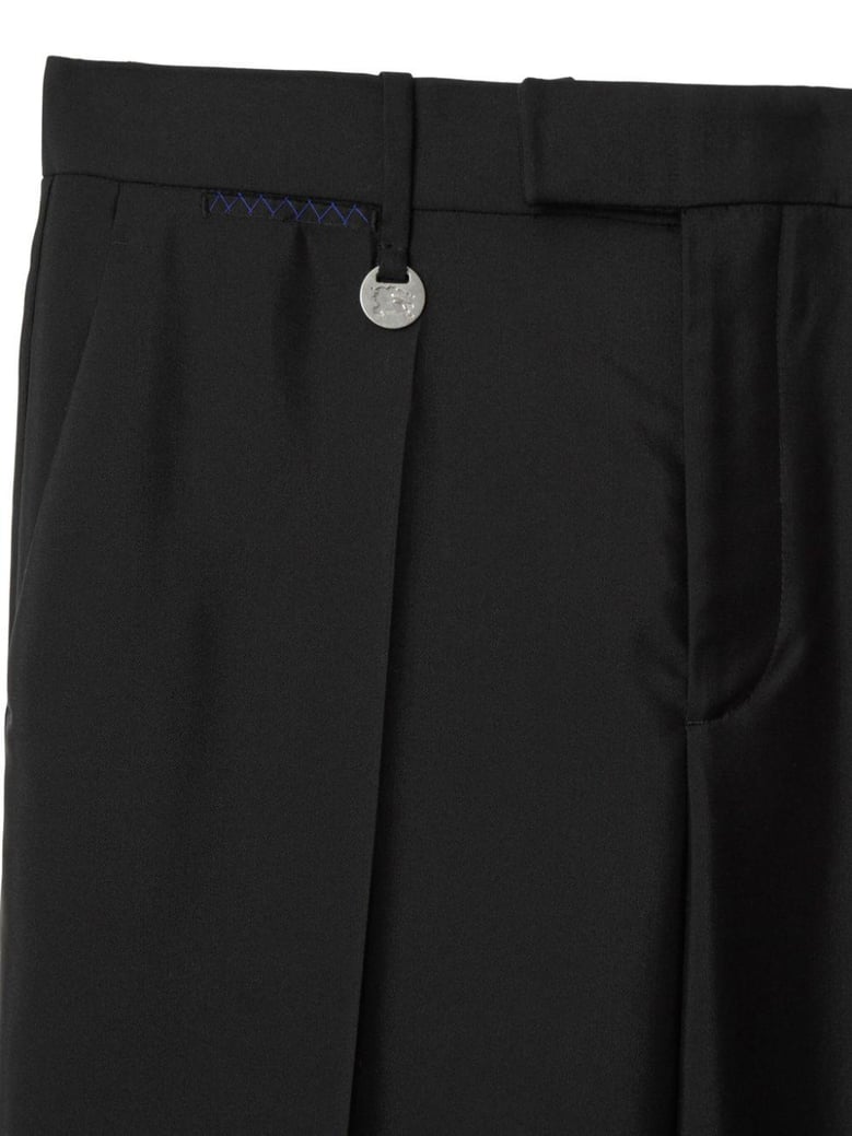 wool and silk blend trousers by Selfnex