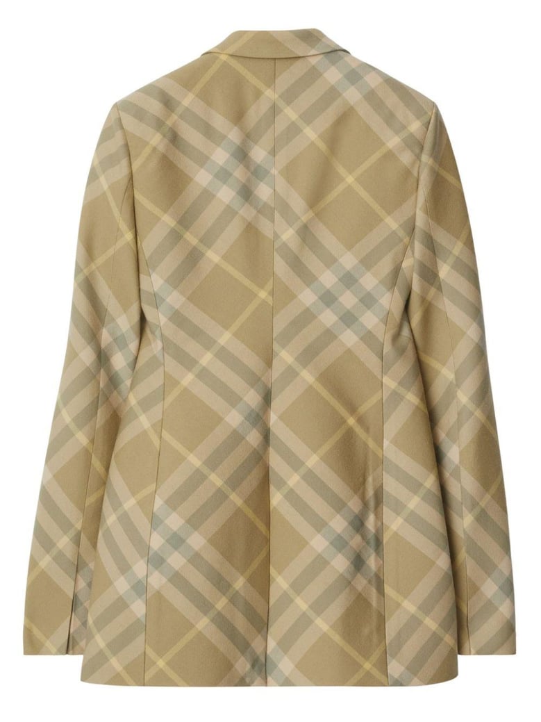 wool single-breasted blazer jacket by Selfnex