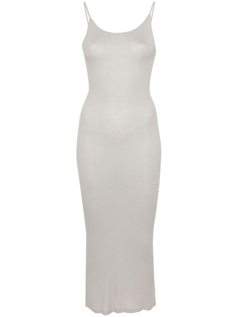 ribbed viscose long dress by Selfnex