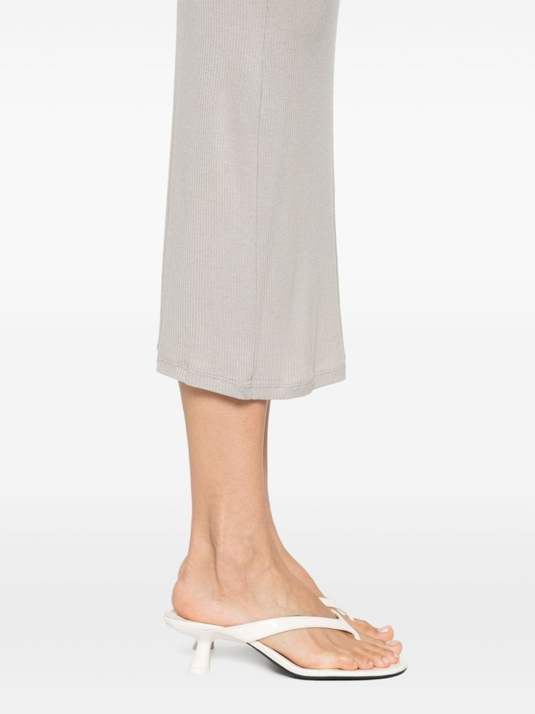 ribbed viscose long dress by Selfnex