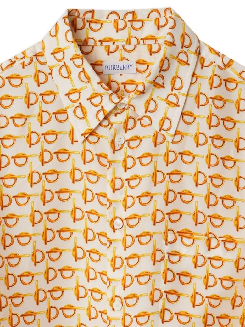 printed silk shirt by Selfnex
