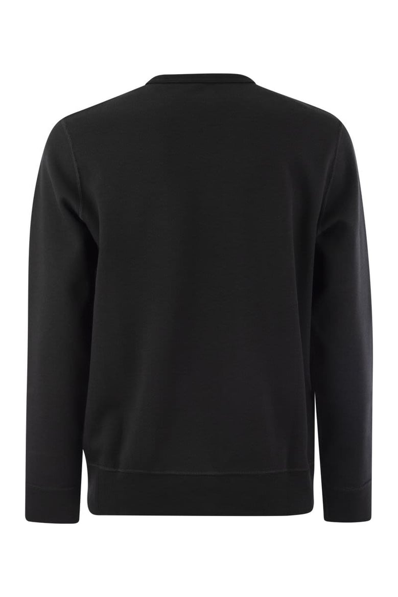 double knit crew neck sweatshirt by Selfnex