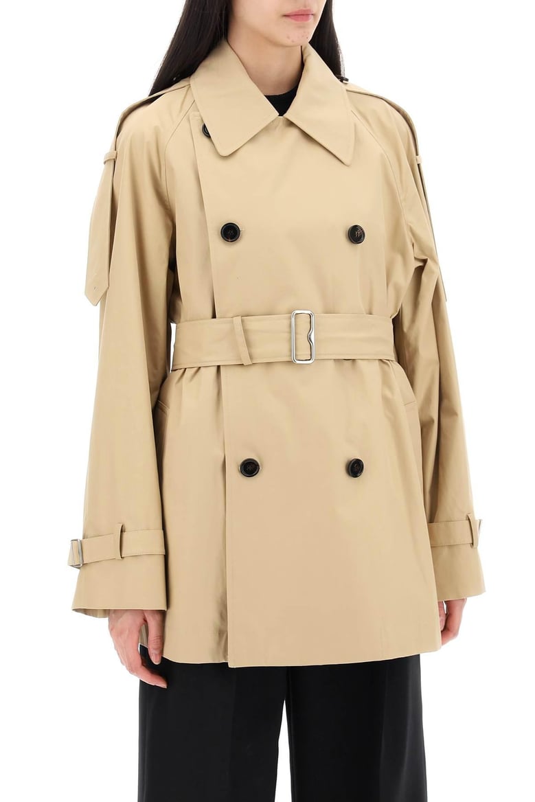 cotton trench coat by Selfnex