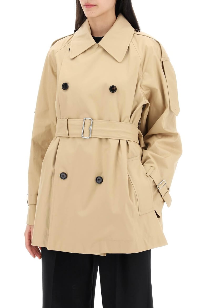 cotton trench coat by Selfnex