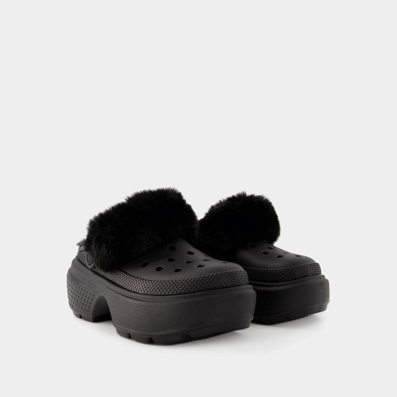 stomp lined mules by Selfnex