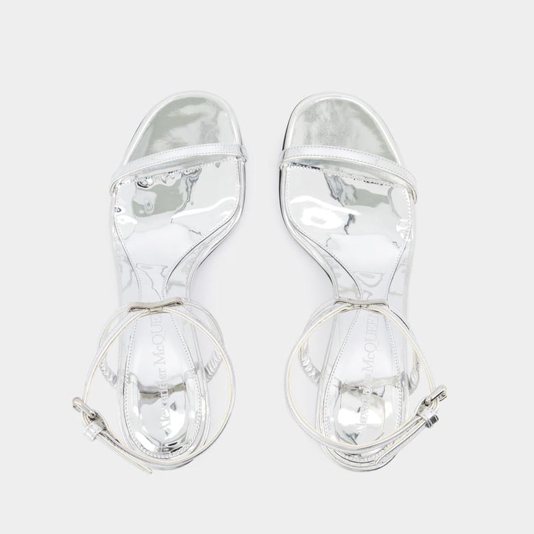 seal heeled sandals by Selfnex