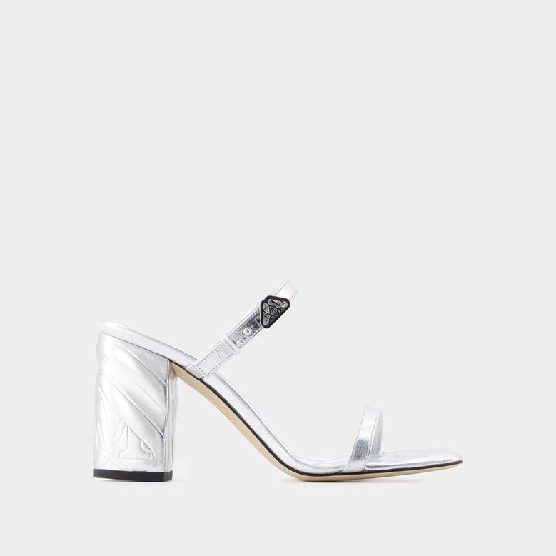 seal heeled sandals by Selfnex