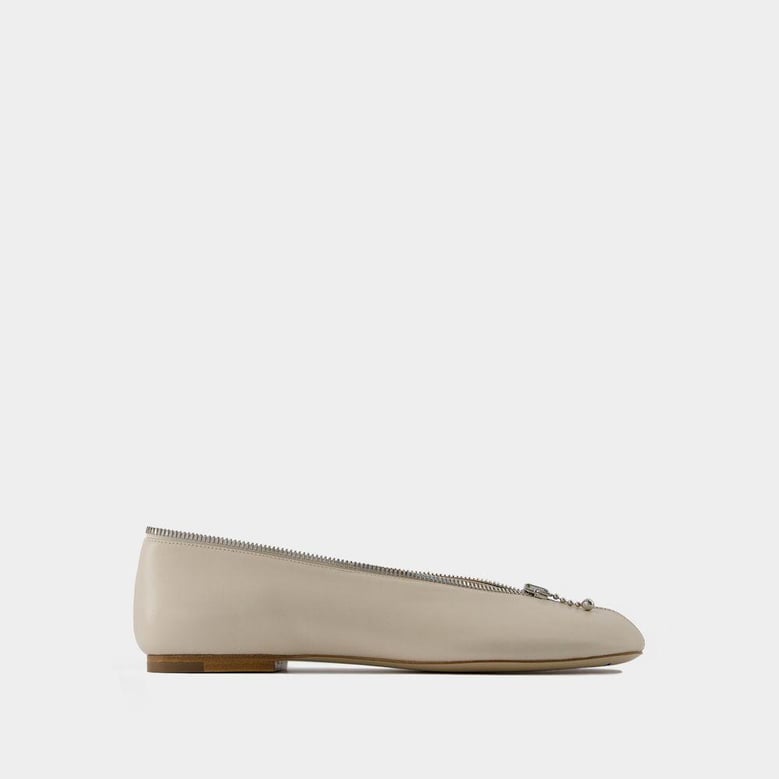 sadler zip ballerinas by Selfnex