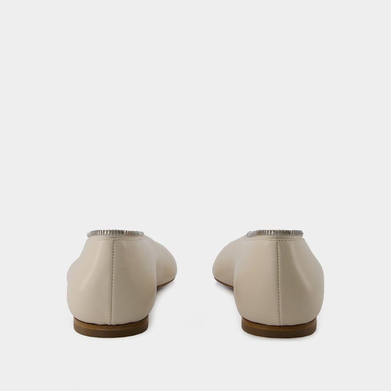 sadler zip ballerinas by Selfnex