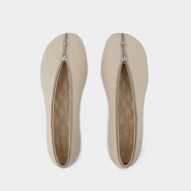 sadler zip ballerinas by Selfnex