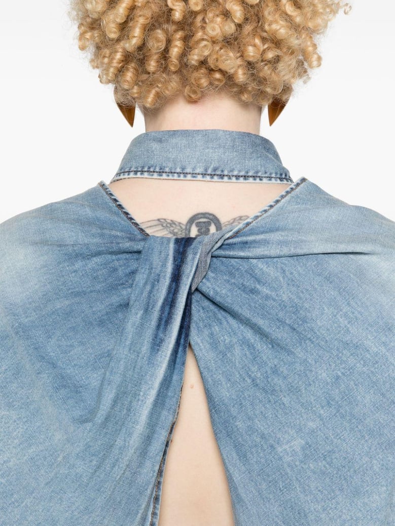 shirt with cut-out by Selfnex