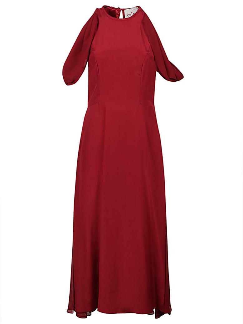 silk midi dress by Selfnex