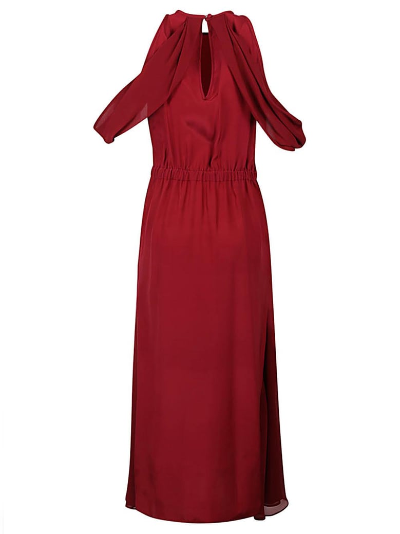 silk midi dress by Selfnex