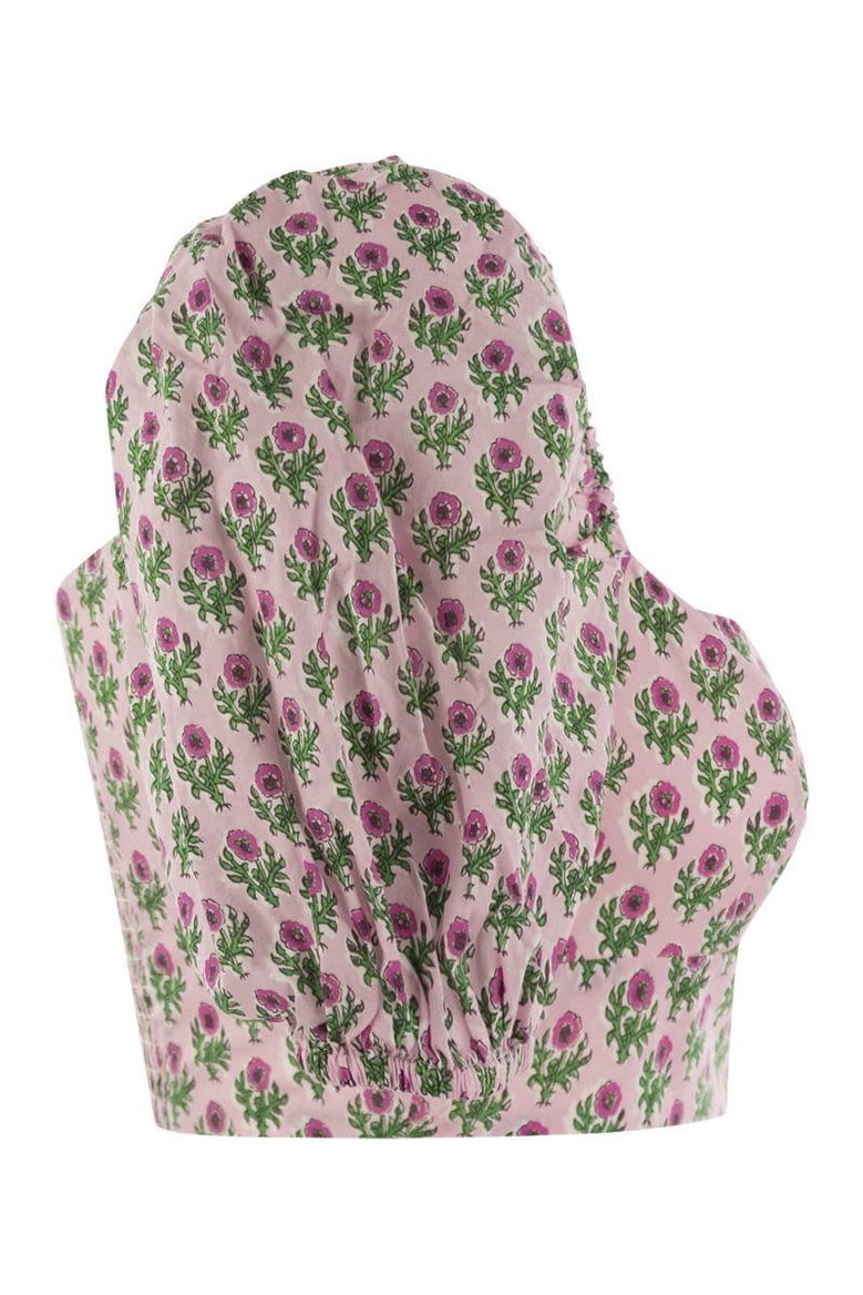 crop top with floral print by Selfnex