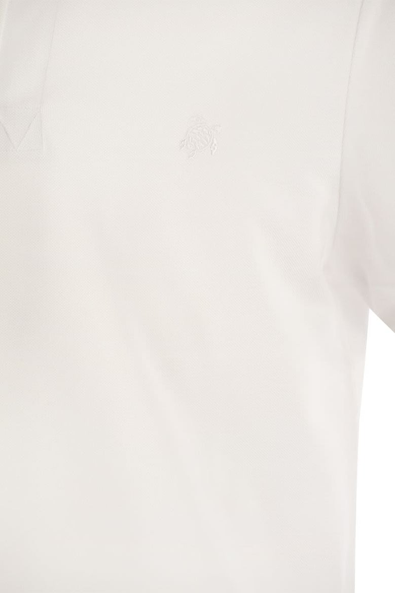 organic cotton pique polo shirt by Selfnex