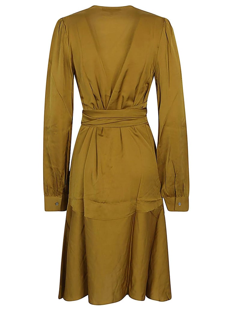 ananda silk short dress by Selfnex