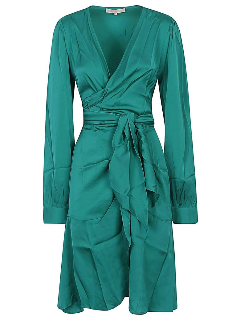 ananda silk short dress by Selfnex