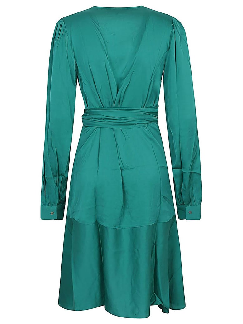 ananda silk short dress by Selfnex