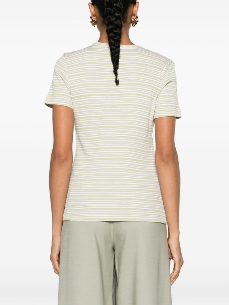 striped cotton t-shirt by Selfnex